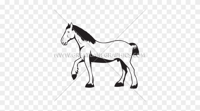 Clydesdale Clipart Transparent - Illustration #454974