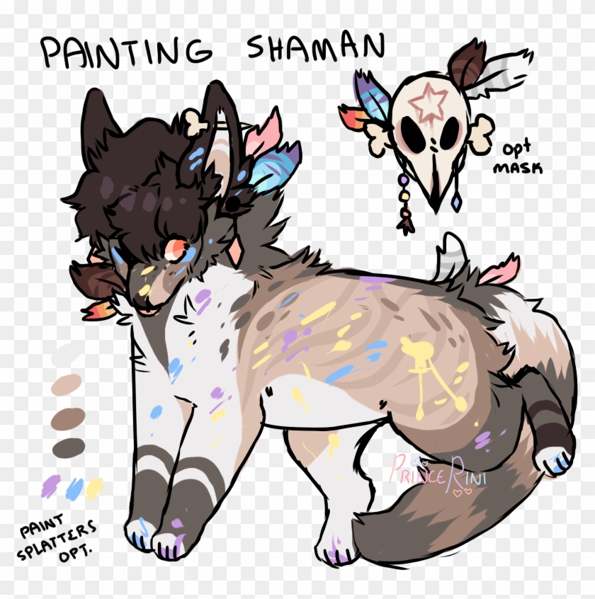 Painting Shaman - Cartoon #455017