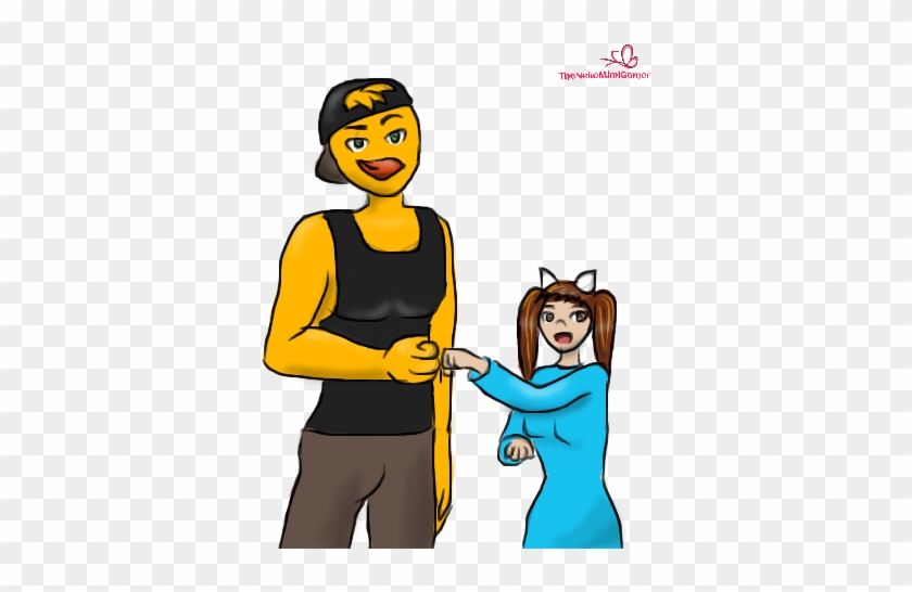 Fist Bump Featuring Gold94chica By Thenekomimigamer - Cartoon #455352