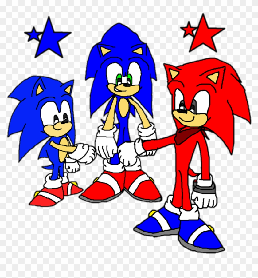 One More Last Fist Bump Sonic Forces Hedgehogs By 9029561 - Cartoon #455369