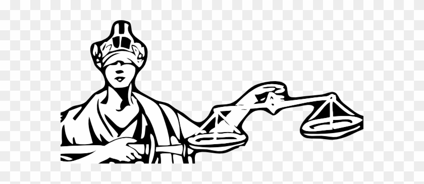 Free Lady Justice Clipart - Blind Justice Vector #455416