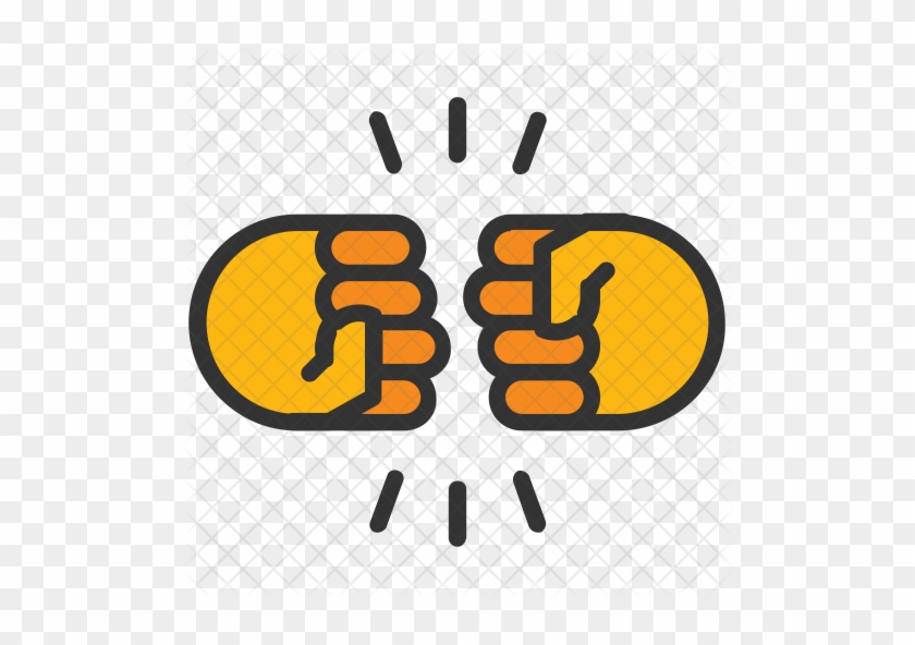 Fist Bump Icon - Friendship Icon Png #455461