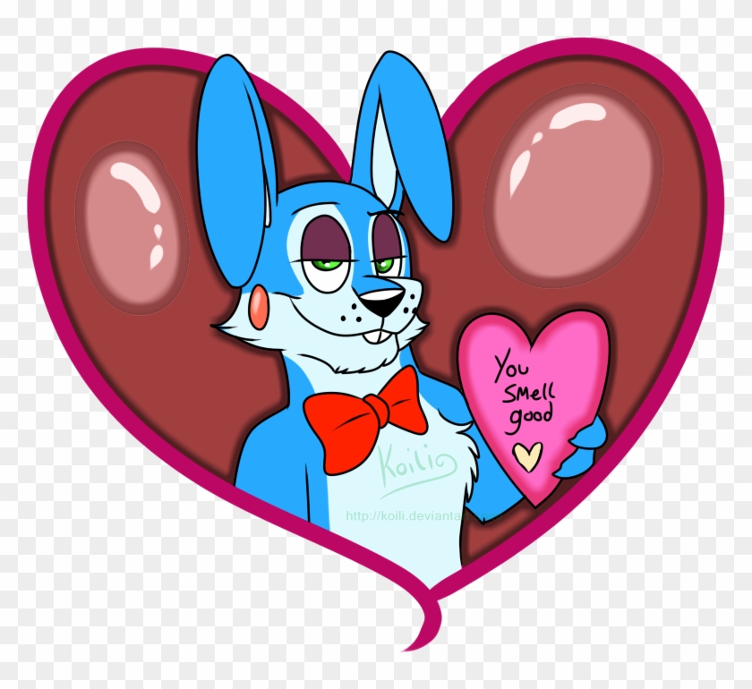 Toy Bonnie Valentine By Koili - Bonnie And Clyde Fnaf #455484