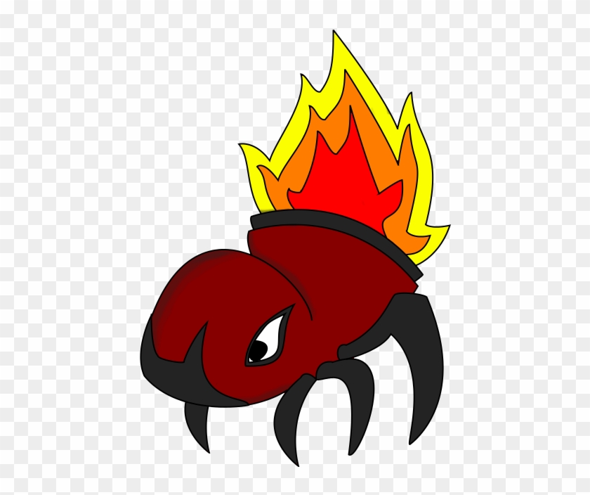 Fire Flea Fakemon By Amuletcoin - Cartoon #455547