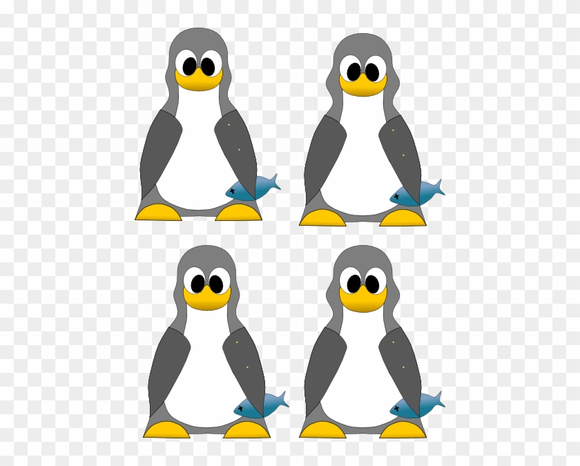 Free Vector Tux Clip Art - Fish Clip Art #455753