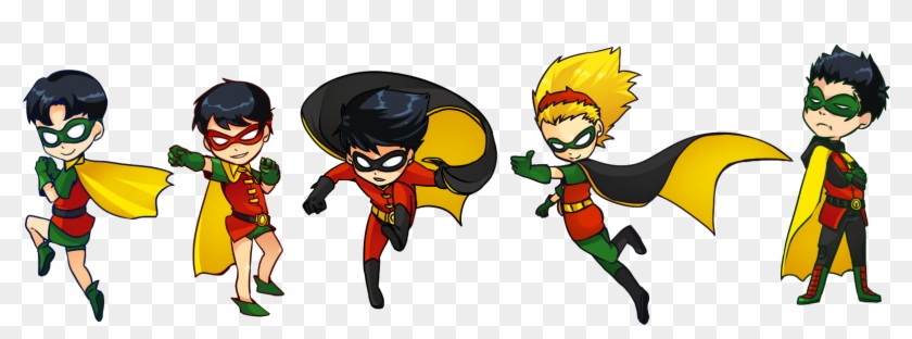 Phil-cho 596 27 Chibi Robins By Yoshiie - Chibi Robin Damian Wayne #455766