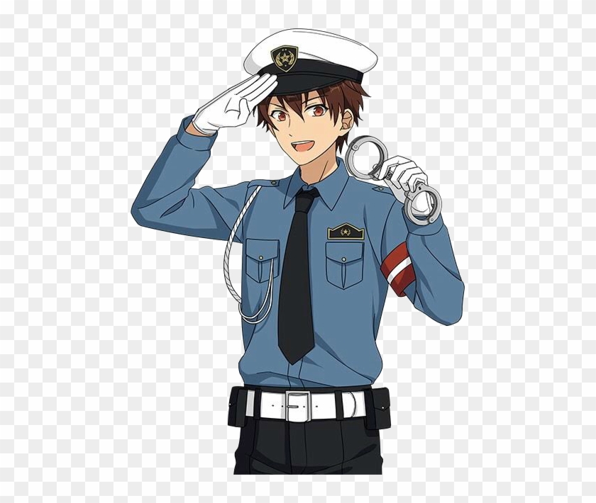Chiaki Morisawa Full Render - Police Officer Anime Transparent #455889