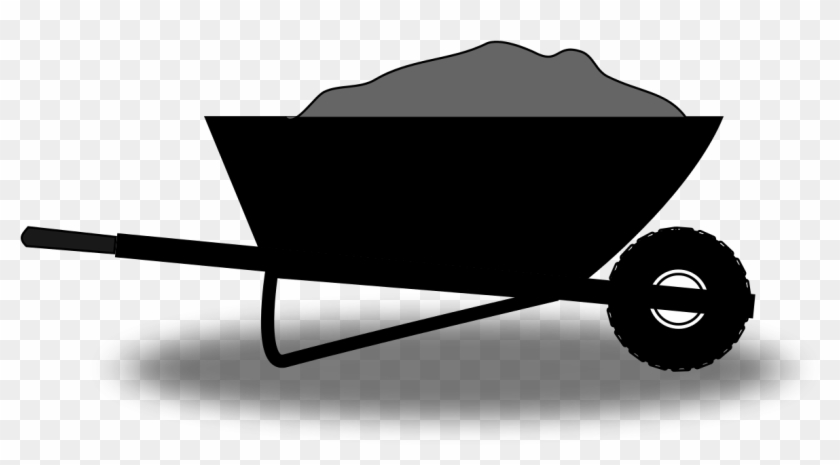 Wheelbarrow Clipart By Algotruneman - Carrinho De Mão Vetor #455896