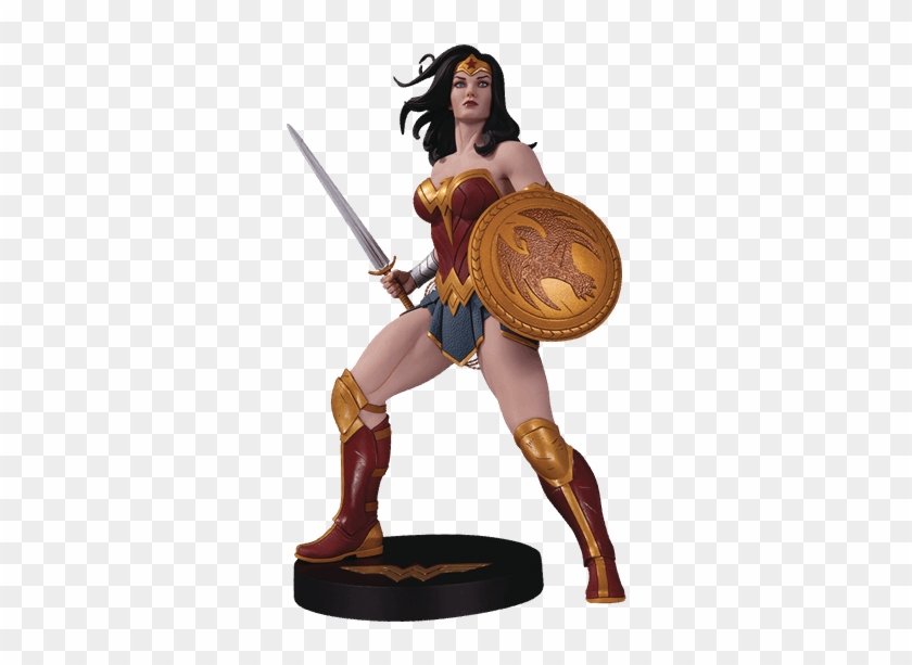 Wonder Woman Takes Sword And Shield In Hand In This - Dc Designer Series Statue #455916