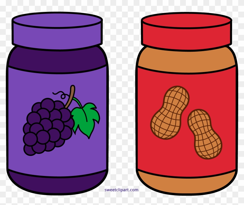 Jam Jar Clipart - Peanut Butter Clipart #455935