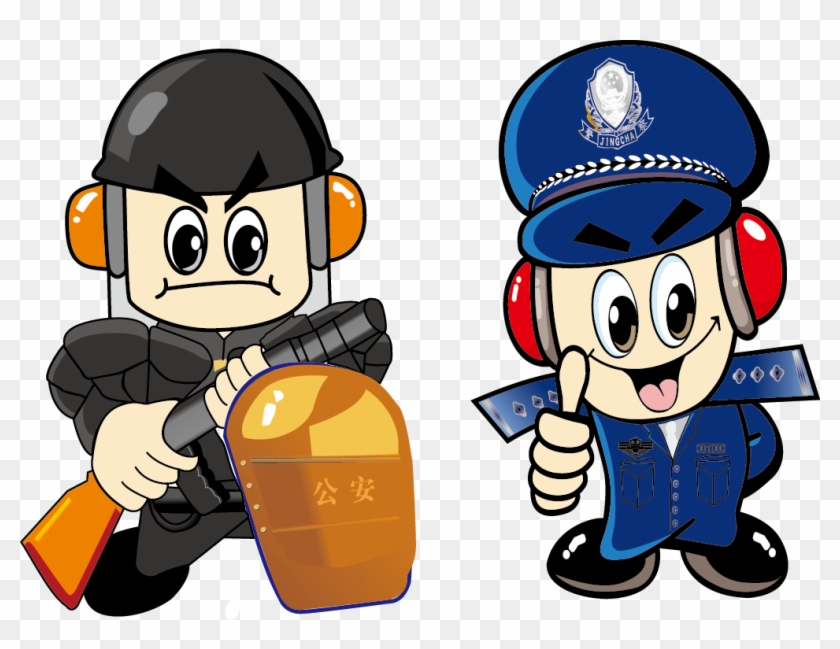 Police Officer Cartoon Comics - 卡通 警察 #455973