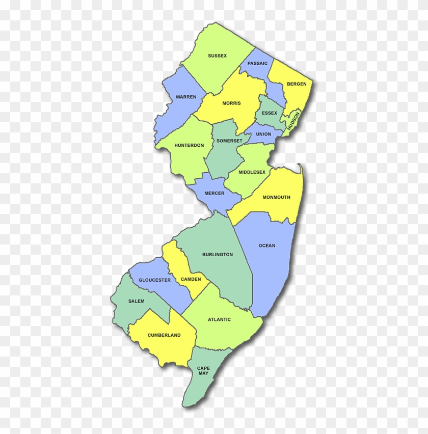 New - Map Of New Jersey #456149