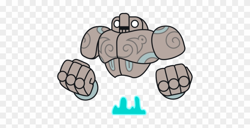 Video Game Clipart No More - Golem Sprite 2d #456206