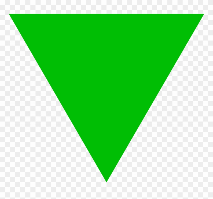 Green Triangle Clip Art Related Keywords Amp Suggestions - Green Upside Down Triangle #456214