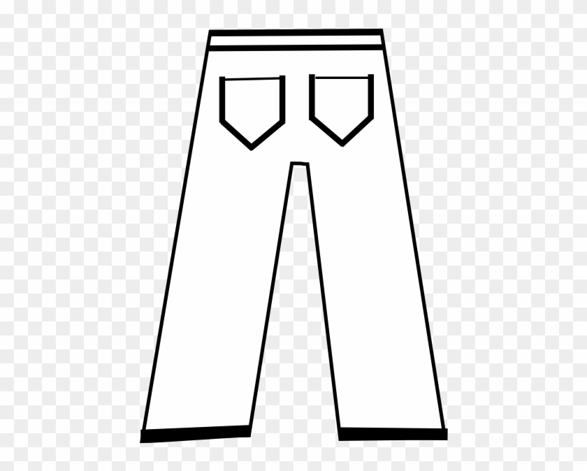 Cartoon Black And White Pants - Free Transparent PNG Clipart Images Download