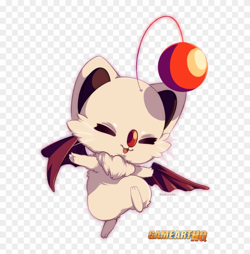 The Cutest Moogle Ever Was Drawn By Quartette Back - Cartoon #456332