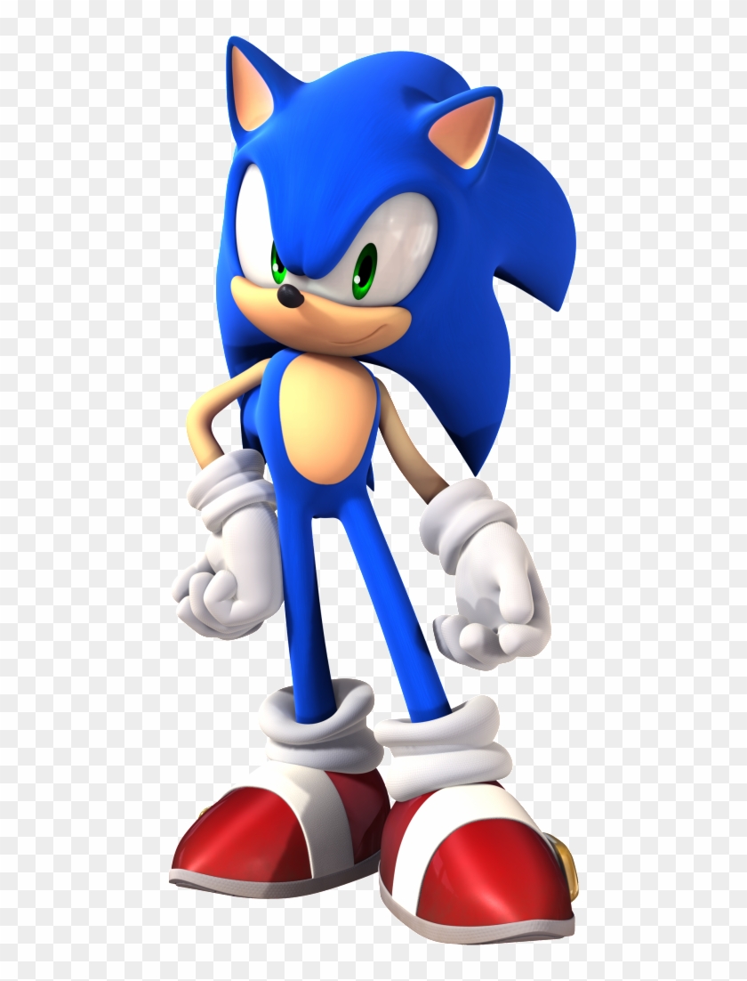 Todos Los Renders De Sonic - Super Mario And Sonic #456438