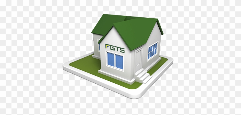 Imagem Ilustrativa De Uma Casa Com A Logo Do Fgts - Imagem Ilustrativa De Uma Casa Com A Logo Do Fgts #456442