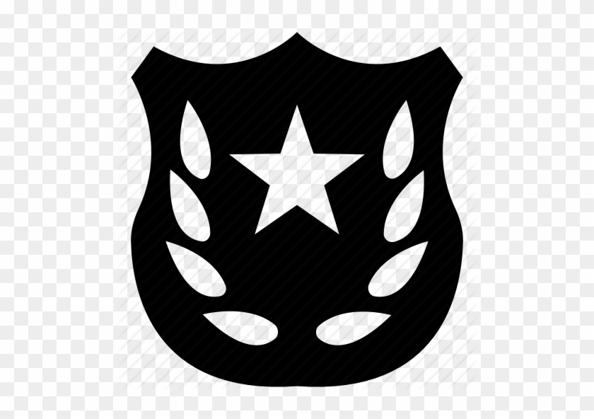 Police Badge Icon Royalty Free Vector Image - Inter Milan Logo Black And White #456538