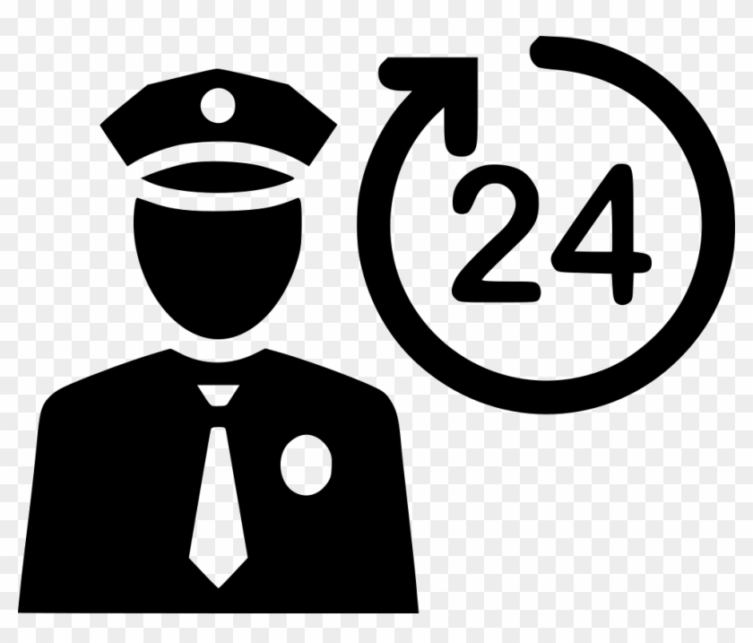 Cop, User Icon - Security Guard Icon Png #456541