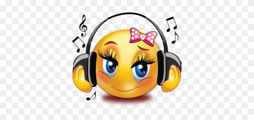 Girl Listen To Music - Listen To Music Emojis #456554