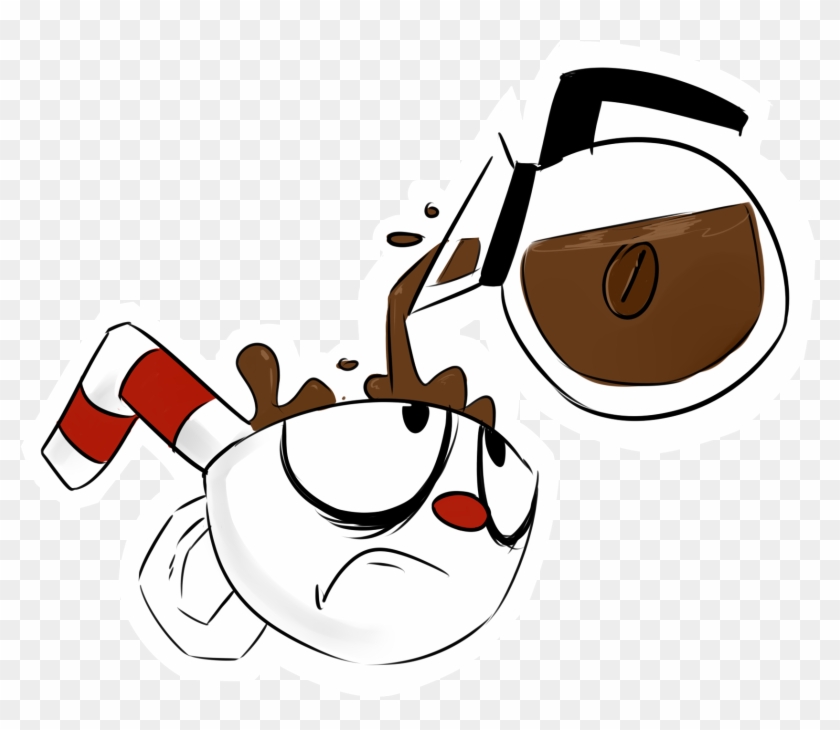 Darkingthehedgehog 9 4 Cuphead And Coffee By Darkingthehedgehog - Cuphead #456591