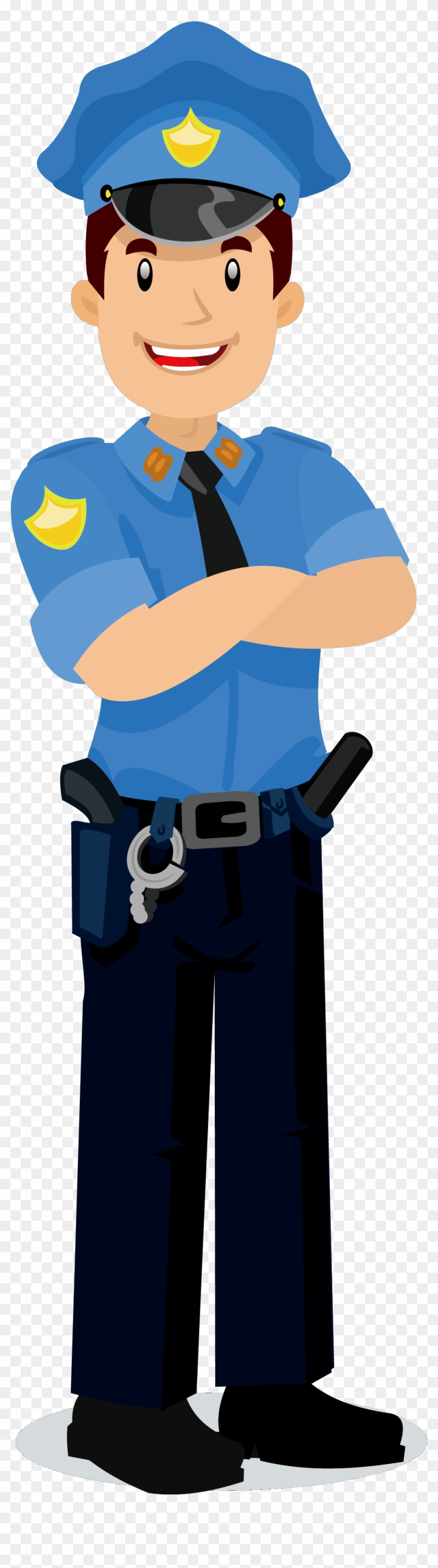 Contact Us - Security Guard Cartoon Png #456664