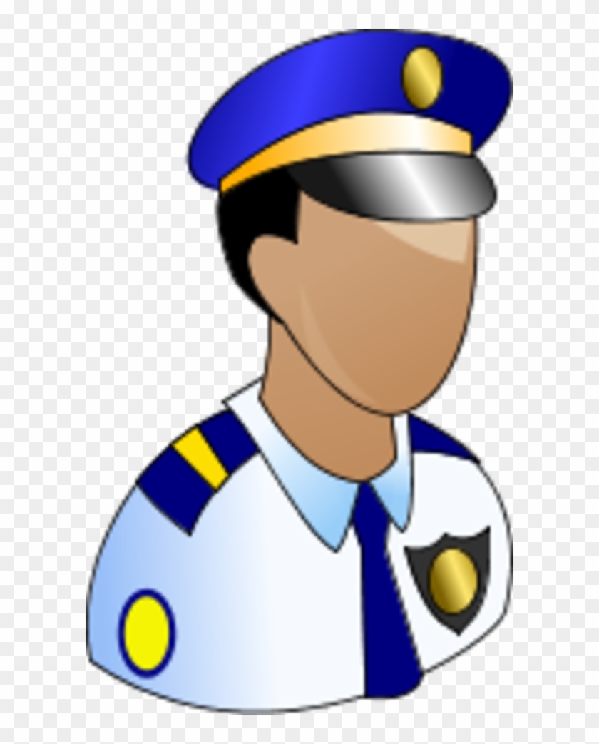 Vector Clip Art - Police Man #456686