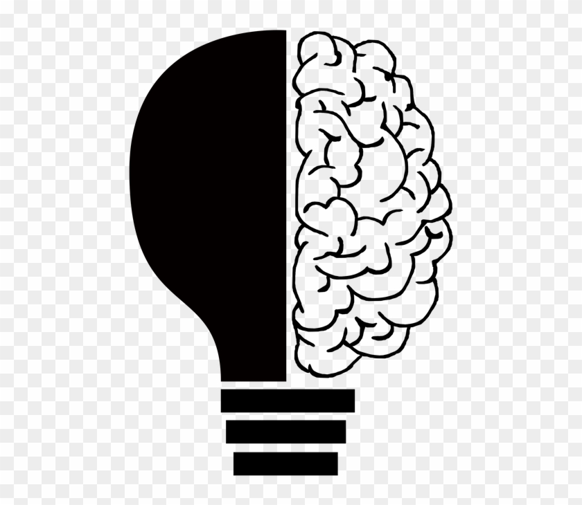 Light Bulb Brain #456689