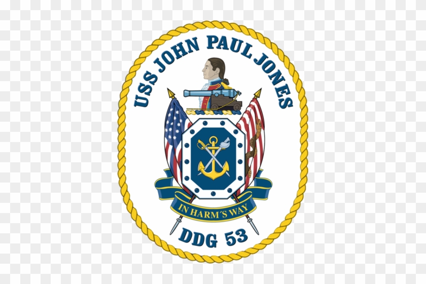 188 × 240 Pixels - Uss John Paul Jones Crest #456692