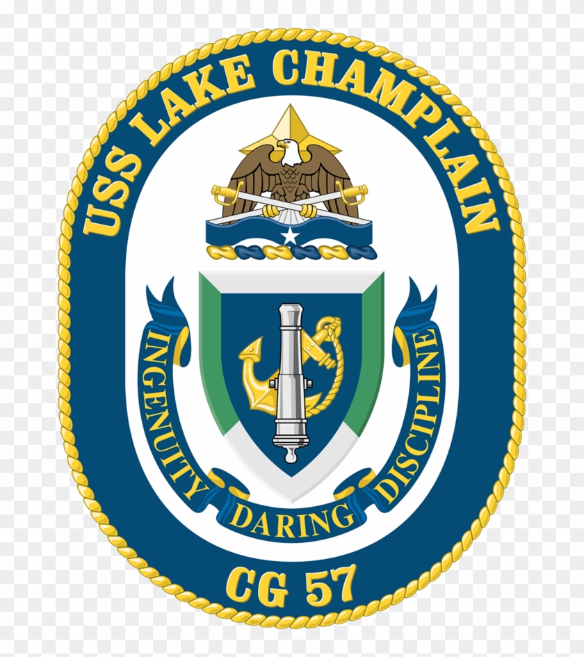 Uss Lake Champlan Cg-57 Crest - Uss Lake Champlain Crest #456735