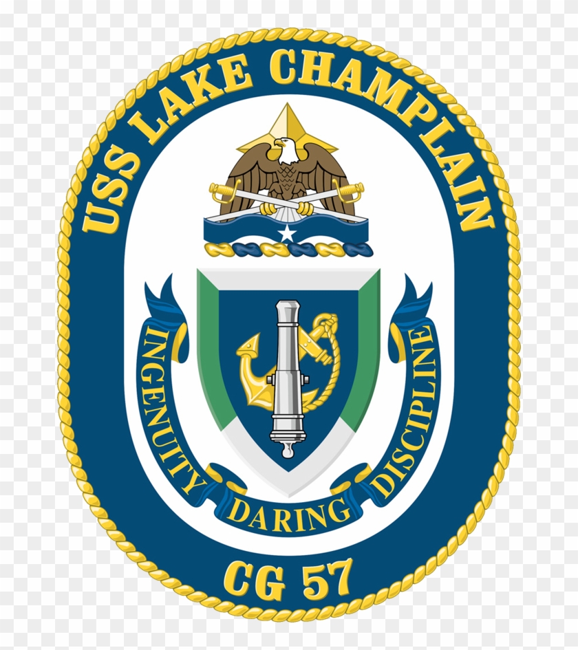 Uss Lake Champlan Cg-57 Crest - Uss Lake Champlain Crest #456735