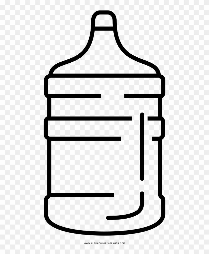 Water Bottle Coloring Page - Envases De Plastico Para Colorear #456816