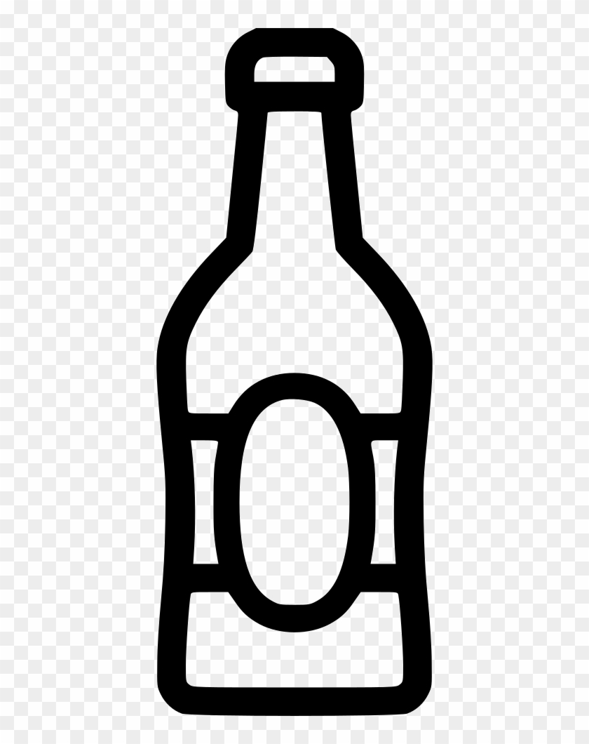 Beer Bottle Comments - Icon Beer Bottle Png Black #456954