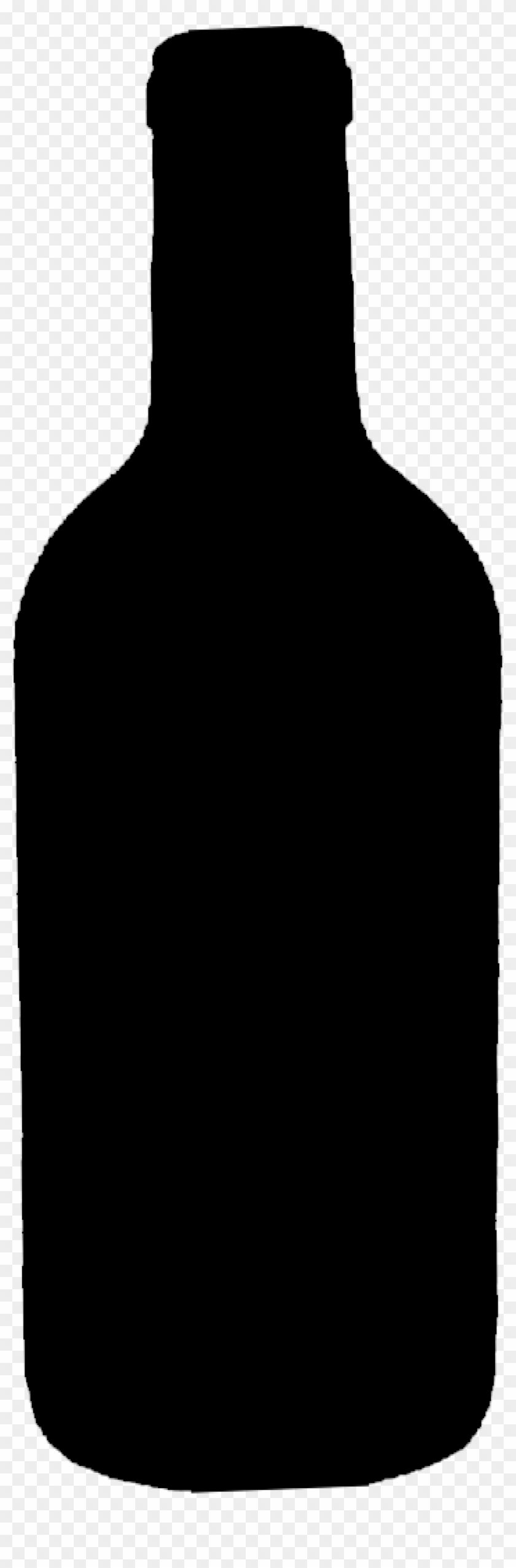 Wine Bottle Silhouette Wall Chalk Board [777983] - Plastic Bottle Silhouette Png #456955