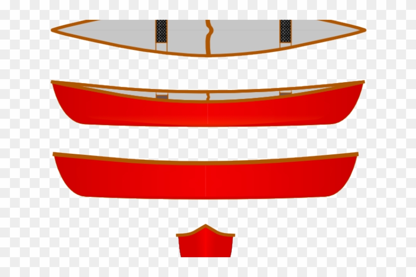 Canoe Clipart Red Canoe - Knarr #457070