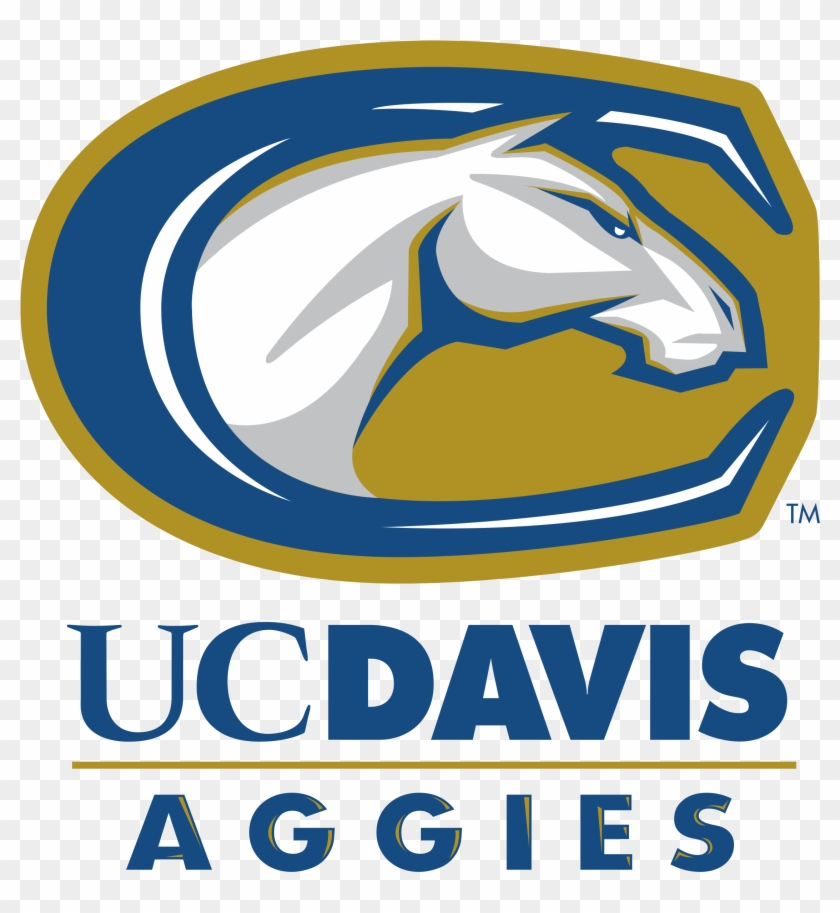 Uc Davis Aggies Logo Black And White - University Of California Davis Mascot #457084