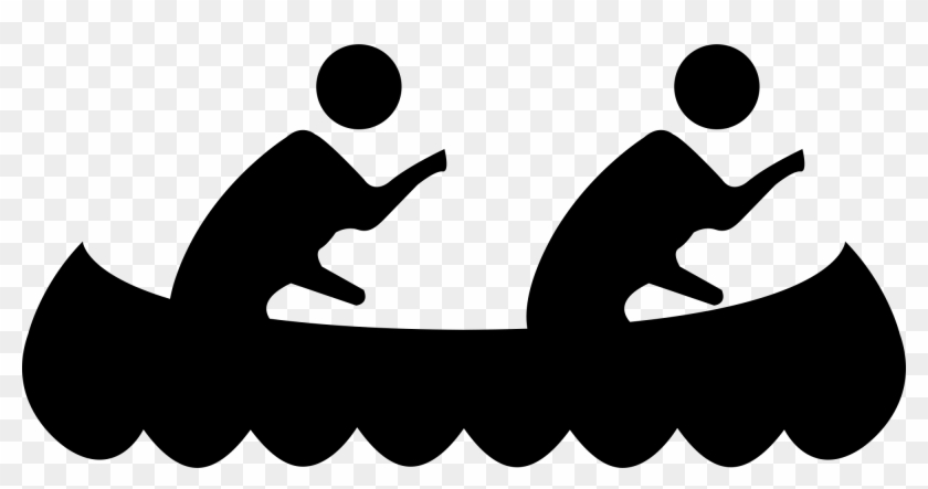 This Image Rendered As Png In Other Widths - Canoeing Clip Art #457082