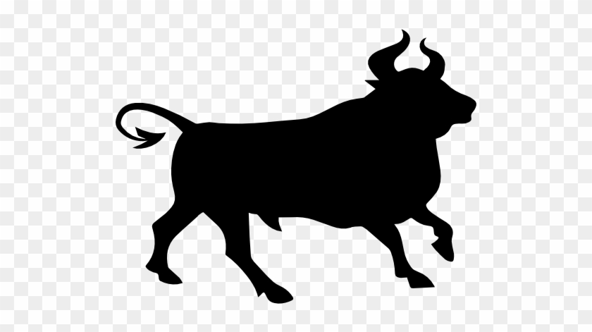 Bull Silhouette Vector - Bull Shape #457128