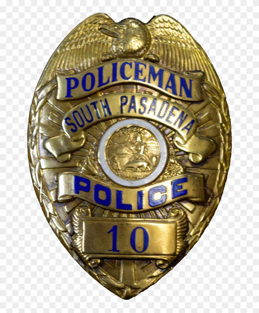 Image Of Police Badge Best City South Pasadena Badges - 1960 Police Badge #457365