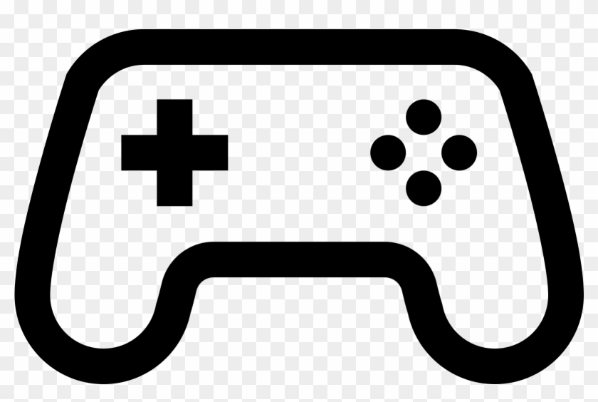 Vintage Clipart Of Controller Icon - Game Controller Clip Art #457600