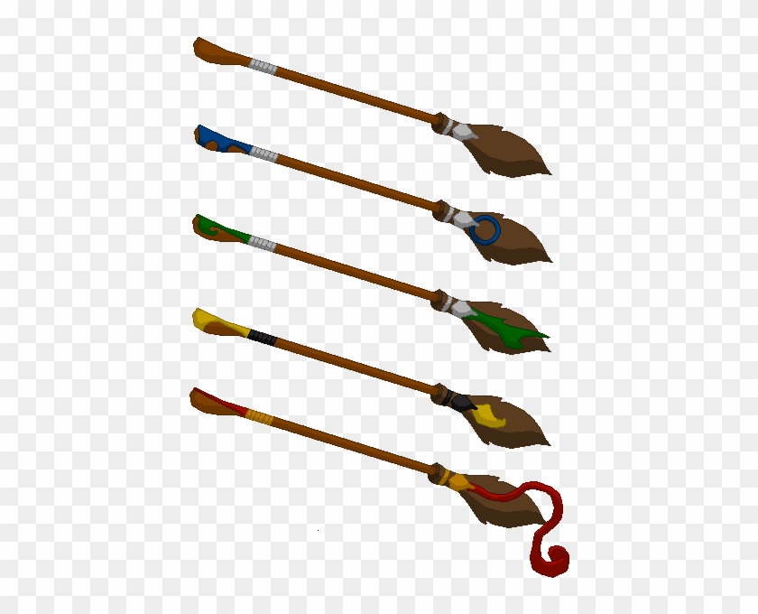 Hogwarts Team Brooms Set 1 By Harry - Hogwarts School Of Witchcraft And Wizardry #457611