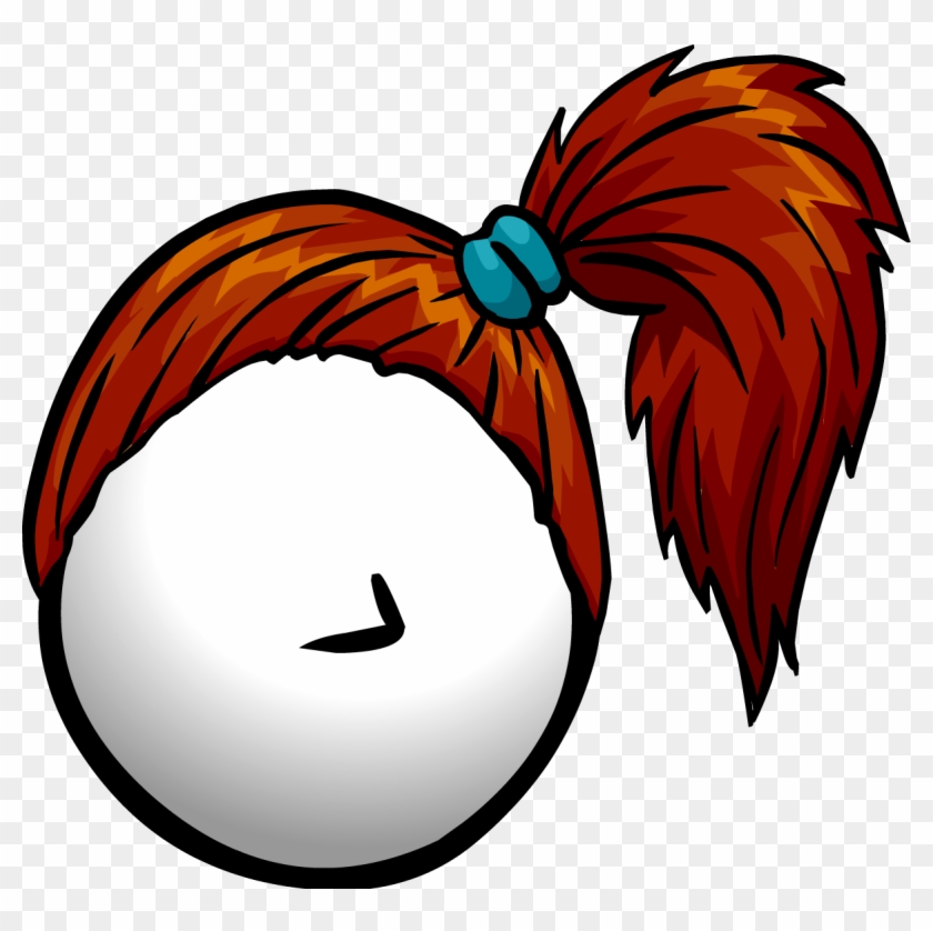 Club Penguin Entertainment Inc Ponytail Clip Art - Club Penguin Entertainment Inc Ponytail Clip Art #457695