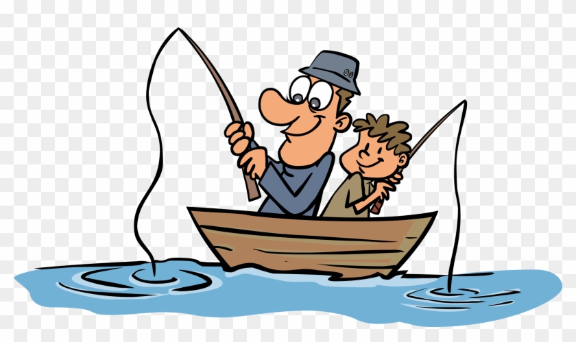 funny clipart fishing