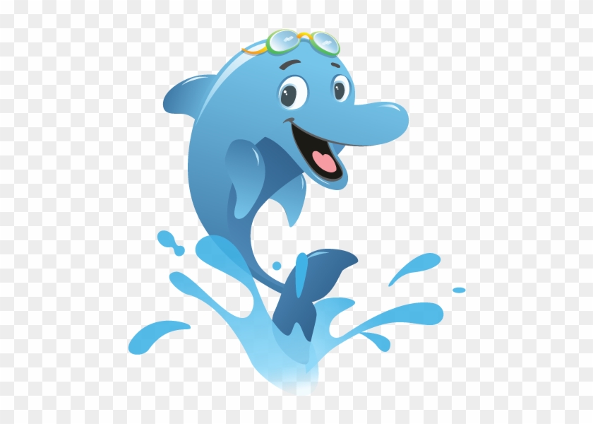 Spinner Dolphin Clipart Cute Baby Dolphin - Dolphin Transparent Cartoon #457800
