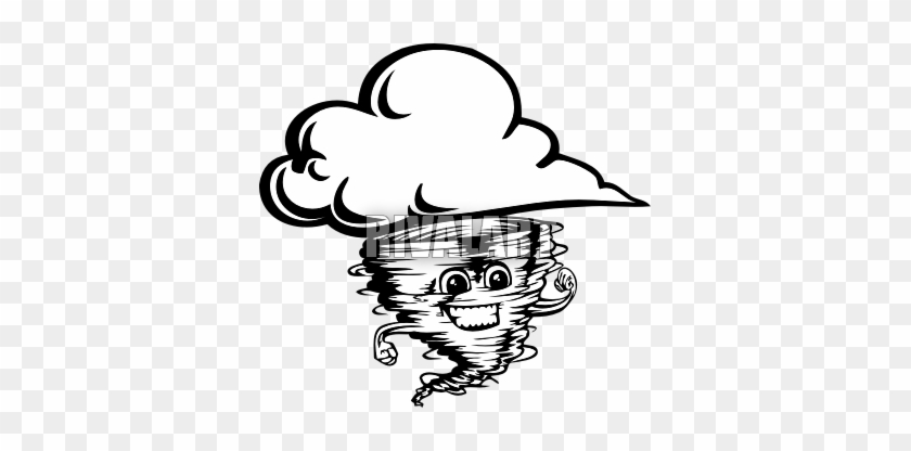 Cyclone Clipart - Cyclone Clipart Black And White #457875