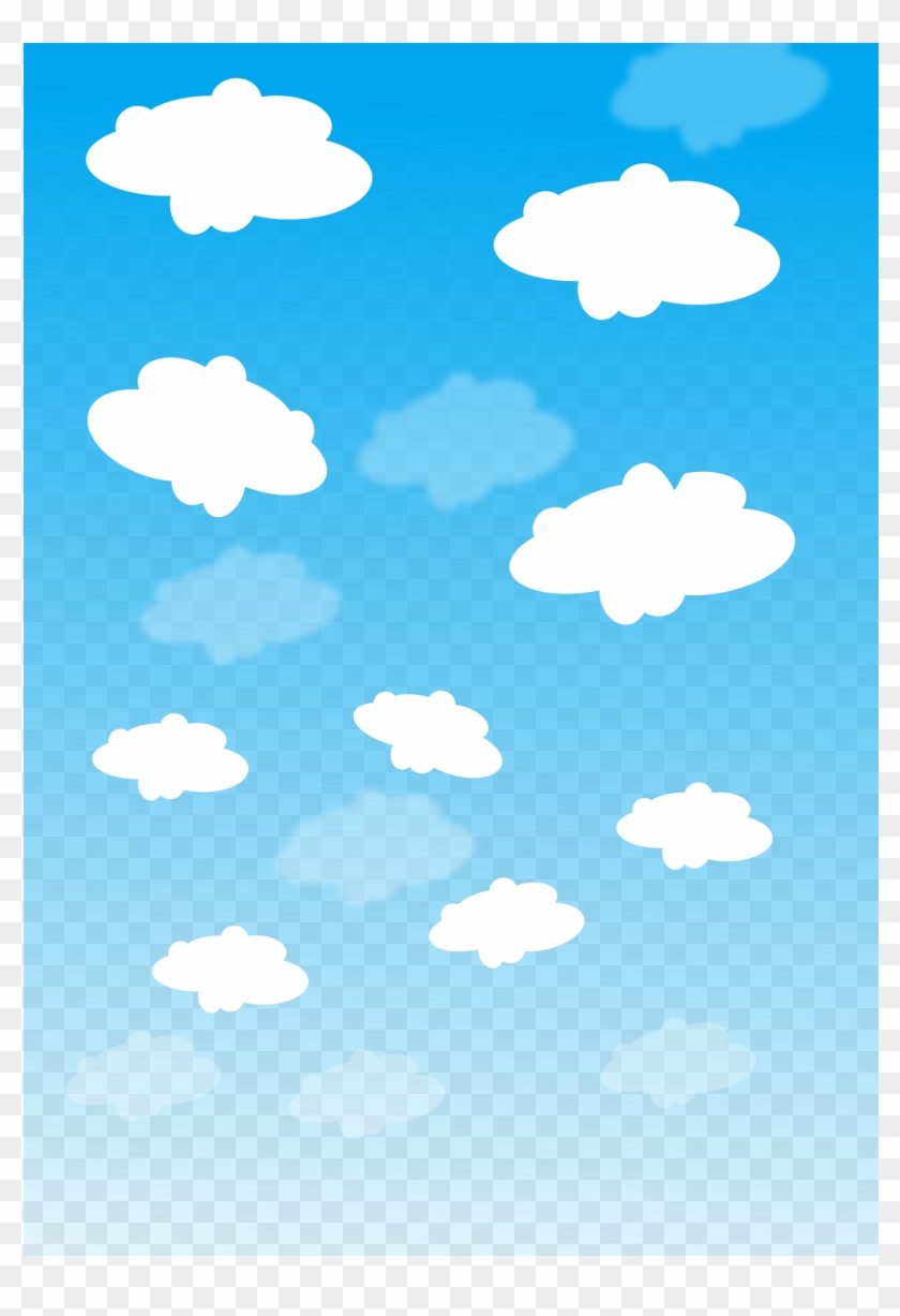 Clipart - - Sky With Clouds Clipart #457915