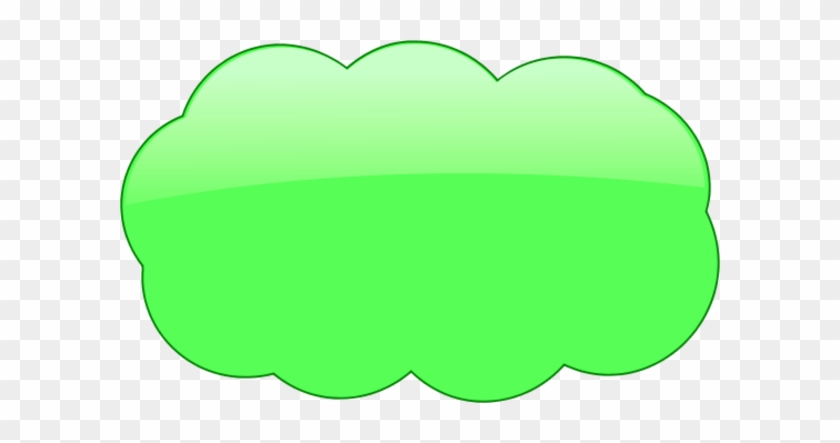 Color - Green Cloud Clip Art #458009