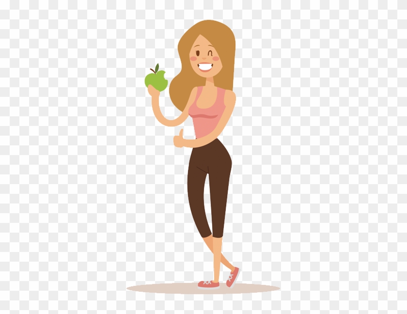 Fit Girl - Fit Girl Cartoon Png #458048