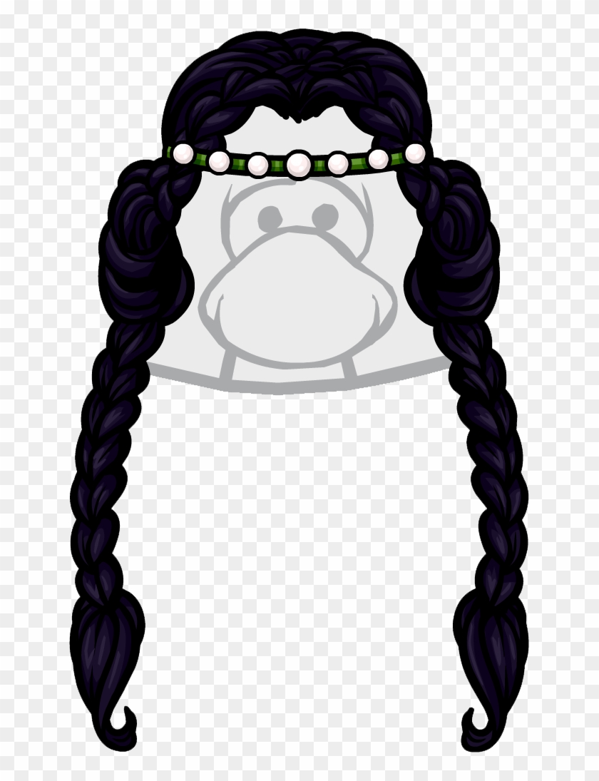 Items - Black Hair Club Penguin #458080